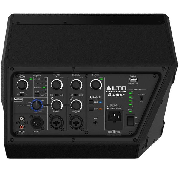 Alto Professional Busker Batteridrevet PA