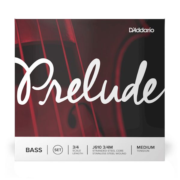 D'Addario J610 3/4M Prelude Kontrabass Strengesett