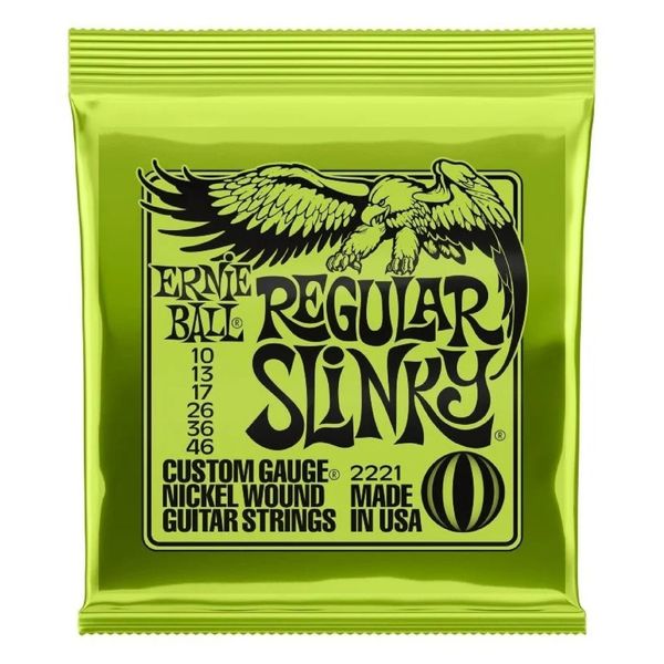 Ernie Ball 2221 Regular Slinky Nickel El. Gitar Strenger (10-46)