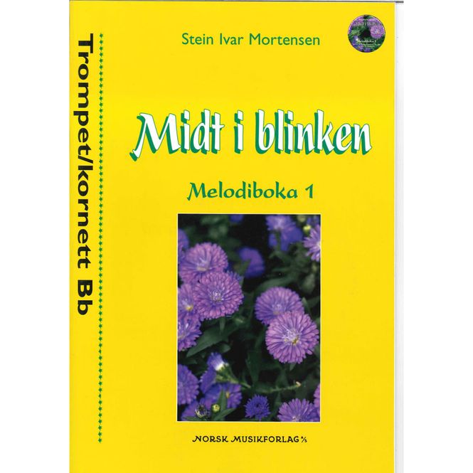 Hovedbilde Midt i Blinken Melodiboka 1 Trompet/Kornett