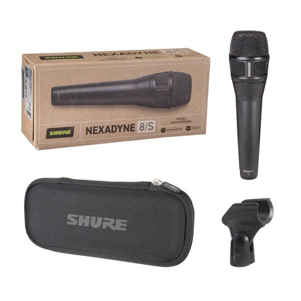 Shure Nexadyne Supercardioid Mikrofon, XLR, Svart