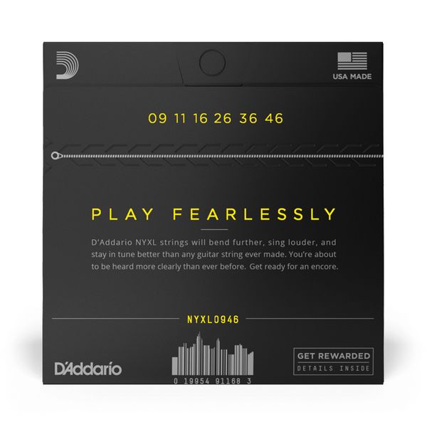 D'Addario NYXL0946 El. Gitar Strenger (09-46)
