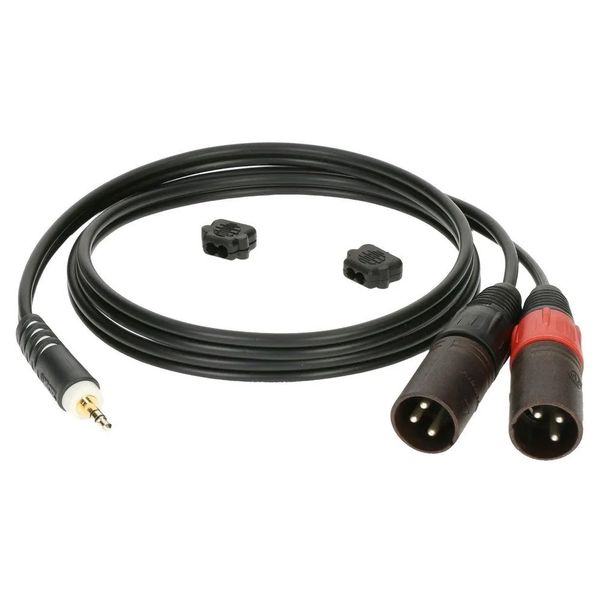 Klotz Y-kabel Stereo Minijack - X2 Neutrik XLR han 3m