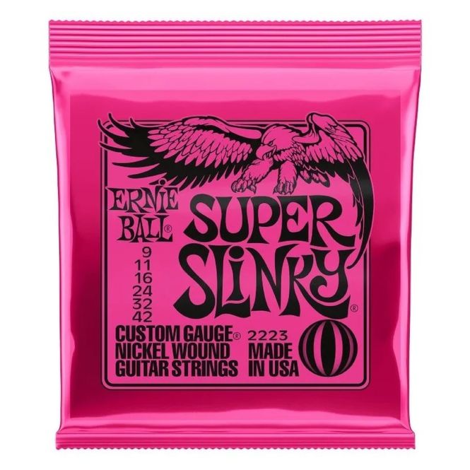 Hovedbilde Ernie Ball 2223 Super Slinky Nickel El. Gitar Strenger (09-42)