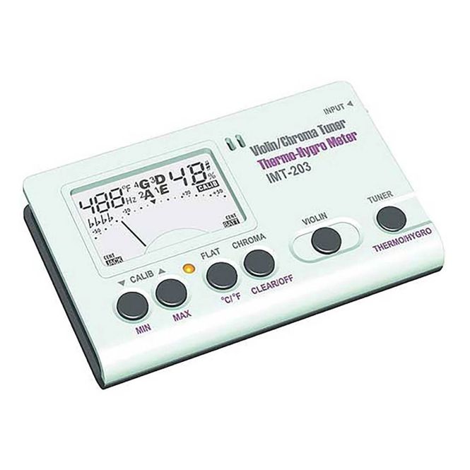 Hovedbilde Intelli IMT-203 Fiolin Tuner med Termo-/Hygrometer