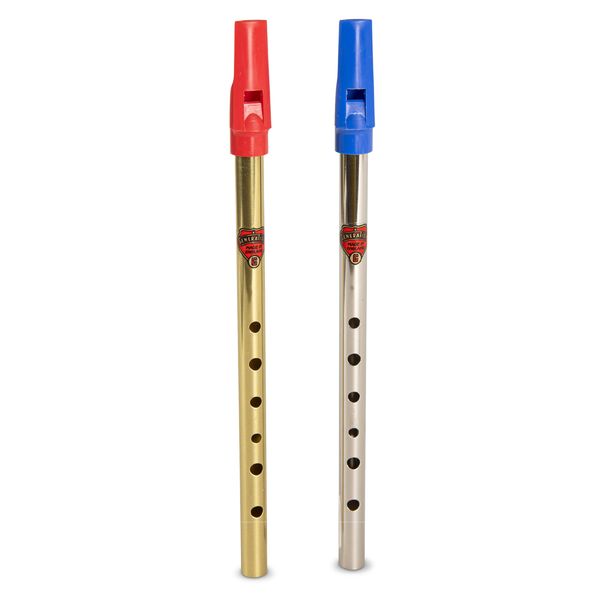 GEWA Flageolet Blikkfløyte, assorterte tonearter