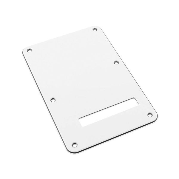 Fender GRP Stratocaster Back Plate, 3-ply White