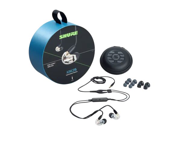 Shure Aonic 215 Earphone Clear w/RMCE-UNI